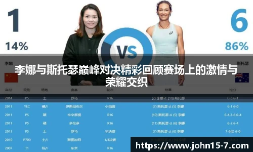李娜与斯托瑟巅峰对决精彩回顾赛场上的激情与荣耀交织